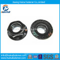 Grade 8.8 Carbon Steel Black Serrated Flange Nut Made In China